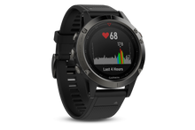 Load image into Gallery viewer, Garmin Fenix 5 Slate Gray with Black Band
