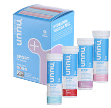 Load image into Gallery viewer, Nuun Sport Mixed 4 Pack Electrolyte Tablets
